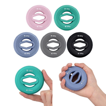 Hand Grip Strengthener Hand Finger Exerciser Forearm Rings Hand Exerciser Silico - £27.11 GBP