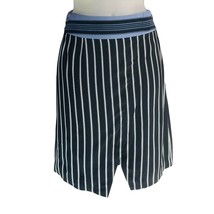 LOFT ANN TAYLOR Skirt Contoured Waist Asymmetrical Striped Pencil Women&#39;s Size 0 - £13.43 GBP