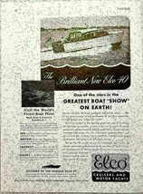 1947 Print Ad Elco 40 Cruiser Boats Motor Yachts Electric Co. Bayonne,NJ - £7.29 GBP