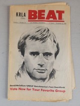 KRLA BEAT NEWSPAPER VOL 1 No 34 November 6, 1965 David McCallum-UNCLE Hero  - £19.70 GBP