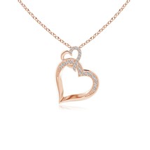 Authenticity Guarantee

ANGARA 0.1 Ct Interlinked Diamond Tilted Heart Pendan... - $531.05