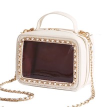Kawaii Clear Ita Purse for Women Japanese Crossbody Bag Girls Cute Cream Handbag - £156.28 GBP