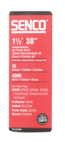 Senco DA17EPBN Collated Finishing Nail 34° 1-1/2&#39;&#39; L 15-Ga Bright 4000-PK - $49.91 CAD