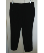 STAFFORD MEN&#39;S BLACK LIGHTWEIGHT WOOL PLEATED DRESS PANTS-36x29-GENTLY WORN - €15,44 EUR