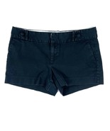 Banana Republic Flat-Front Slash Pocket Black Chino Shorts Sz. 6 - €16,82 EUR