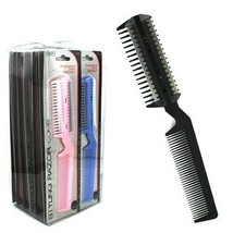 Salon Barber Styling Razor Comb W/Built in Comb (Choose Your Color) - $5.39