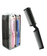 Salon Barber Styling Razor Comb W/Built in Comb (Choose Your Color) - £4.23 GBP