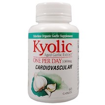 Kyolic Aged Garlic Extract One Per Day, 60 Caplets, 1000 mg, From Wakunaga - £43.95 GBP