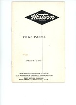 Western trap parts catalog price list 1957 Winchester &amp; flyer skeet shooting - £12.58 GBP