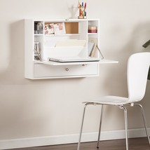 26&quot; White Wall Mounted Floating Desk - $4,369.65 MXN