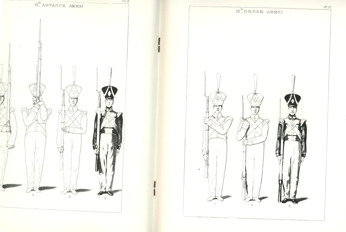 Series Figures Motions Platoon Excercises Mitchell book British 1828 military  Item image 2