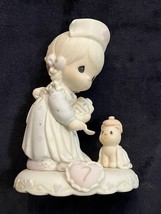 PRECIOUS MOMENTS  COLLECTIBLE FIGURE  GROWING IN GRACE, AGE 7  1995 Enesco - $12.95