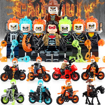 8pcs Collections Ghost Rider Johnny Blaze Carter Slade Danny Ketch Minifigures - £16.50 GBP