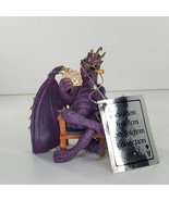Hamilton Collection Dragon Hold Em Or Fold Em Poker Face Ace Figurine *F... - £22.01 GBP