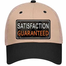 Satisfaction Guaranteed Novelty Khaki Mesh License Plate Hat - £22.81 GBP