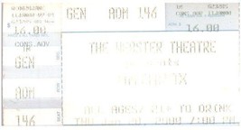 Fièvre Charbonneuse Concert Ticket Stub Janvier 20 2000 Hartford Connecticut - £35.56 GBP