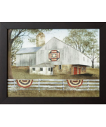 Quilt Barn Wall Print in frame - SALE - $52.14 CAD