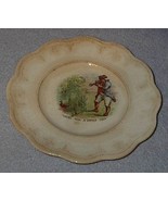  &quot;There Was a Little Man&quot; Color Transfer Ware Children&#39;s Plate Pre 1904 ... - $1,291.68 MXN