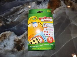 Crayola Sticker Dry-Erase Learning Flash Cards - SHAPES - Pre K NEW - $10.80