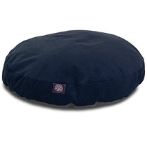 MajesticPet 30 in. Villa Round Pet Bed Navy - Small - $127.27 CAD