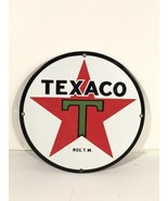 Vintage Ande Rooney TEXACO Porcelain Enamel Steel Sign 1980s Display Exc... - $198.93