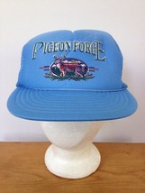 Pigeon Forge Tennessee Nissin Cap Blue Mesh Trucker Hat Adjustable Snapback - £16.01 GBP