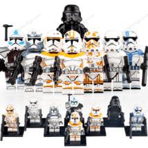 New 8Pcs Star Wars Waxer Boil Fives Wolfpack Stormtrooper Commander Minifigures  - $47.97