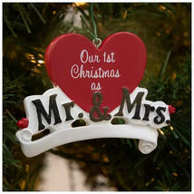 Mr. &amp; Mrs. First Christmas Ornament - $14.84