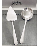 Gorham Crown Tip Cake Server And Casserole Spoon 2 Piece Set Stainless  New - $357.55 MXN