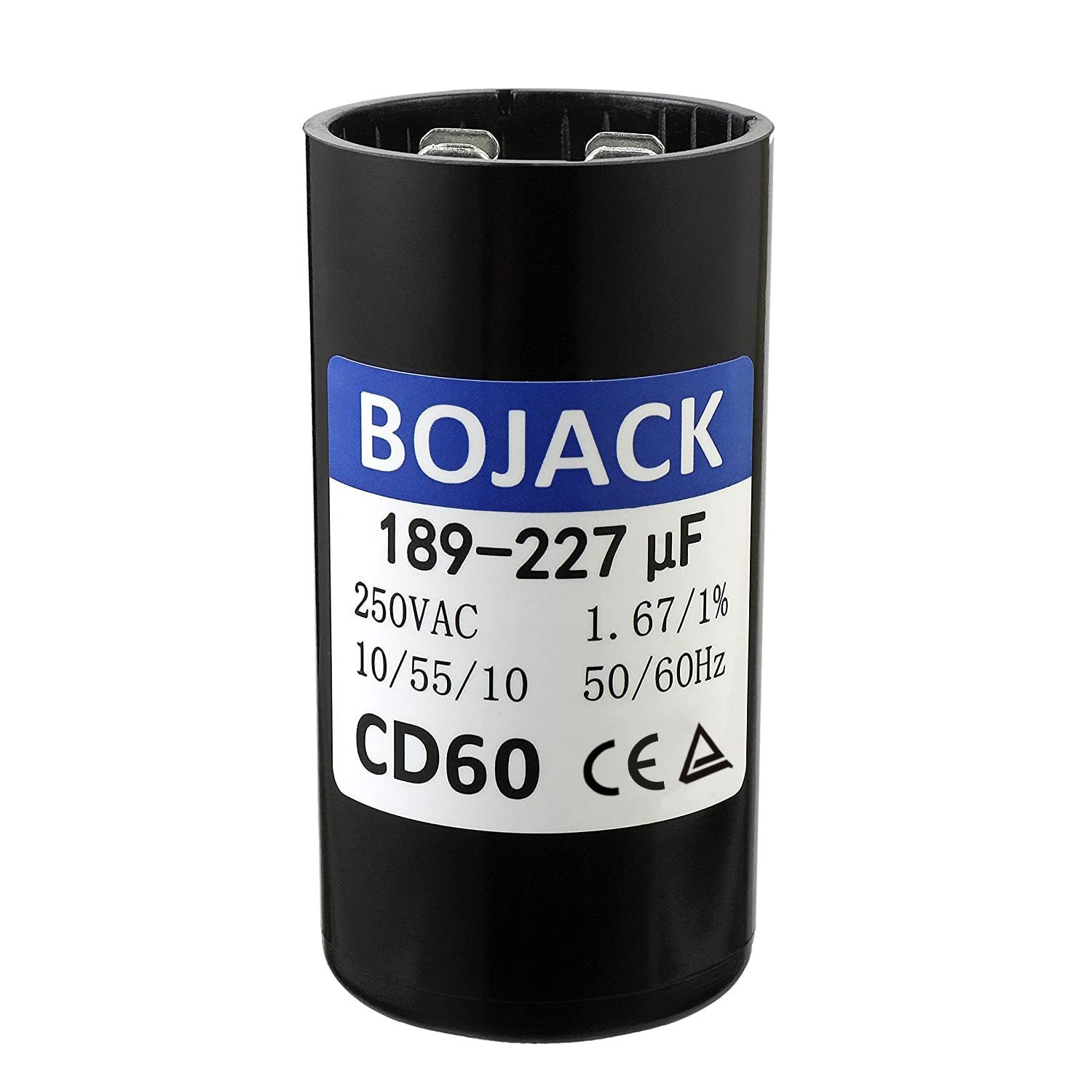 Bojack 189-227Uf/Mfd 250 Vac ±20% 50/60 Hz Cd60 Round Motor Well Pump Start - $30.70