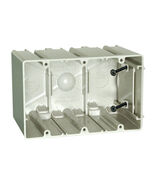 Allied Moulded SliderBox 3-3/4 in. Rectangle Polycarbonate 3 Gang Outlet... - $34.01 CAD