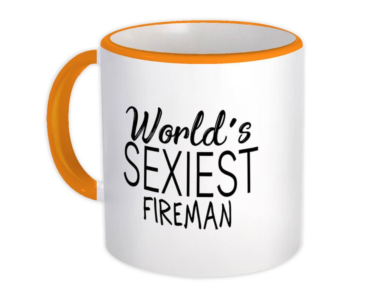 Worlds Sexiest FIREMAN : Gift Mug Profession Work Friend Coworker Item image 10