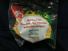 McDonald&#39;s Happy Meal Animal Pals Rhinoceros #2 *NEW* a1 - $6.99