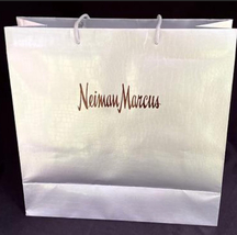 NEIMAN MARCUS Authentic EMPTY BAG Display SHOPPING EMPTY BAG???BUY NOW!??? - £22.75 GBP