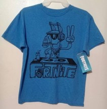 Fortnite Boys &quot;DJ Yonder&quot; Graphic Short Sleeve T-Shirt, Blue Size XL (14... - £12.29 GBP