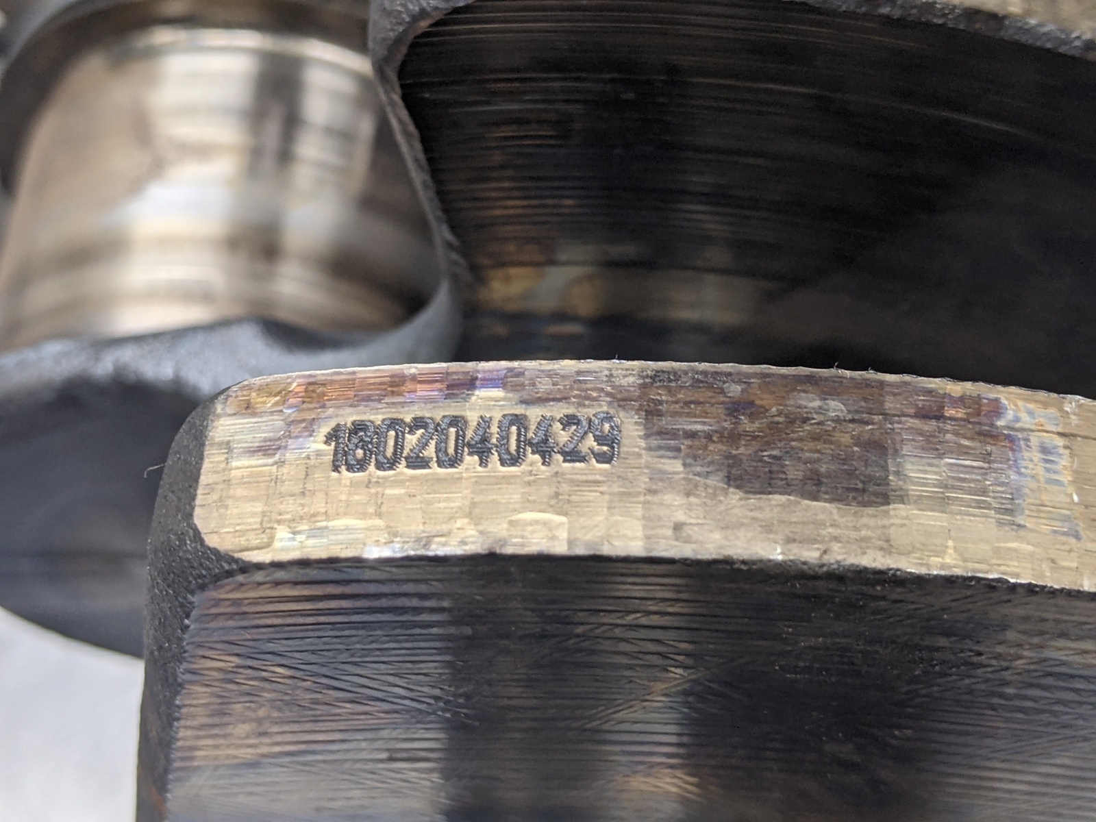Crankshaft Standard For 03-07 Ford F-250 Super Duty  6.0 1839402C1 Diesel Item image 6