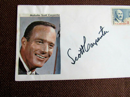 Scott Carpenter Mercury 7 Nasa Astronaut Signed Auto Vintage Envelope Jsa - £155.74 GBP