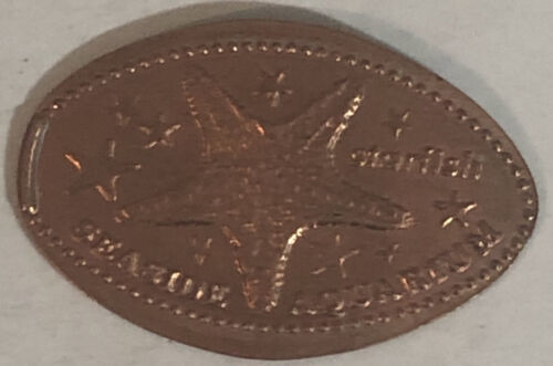 Seaside Aquarium Pressed Elongated Penny  PP1 - $4.94