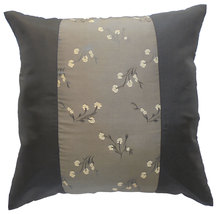 KN125 black Cushion cover flowers rose Throw Pillow Decoration Case - £7.18 GBP