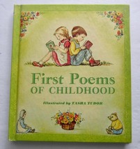 Tasha Tudor SIGNED ~ First Poems Of Childhood ~ Vintage HB Children&#39;s Book ©1967 - $39.19