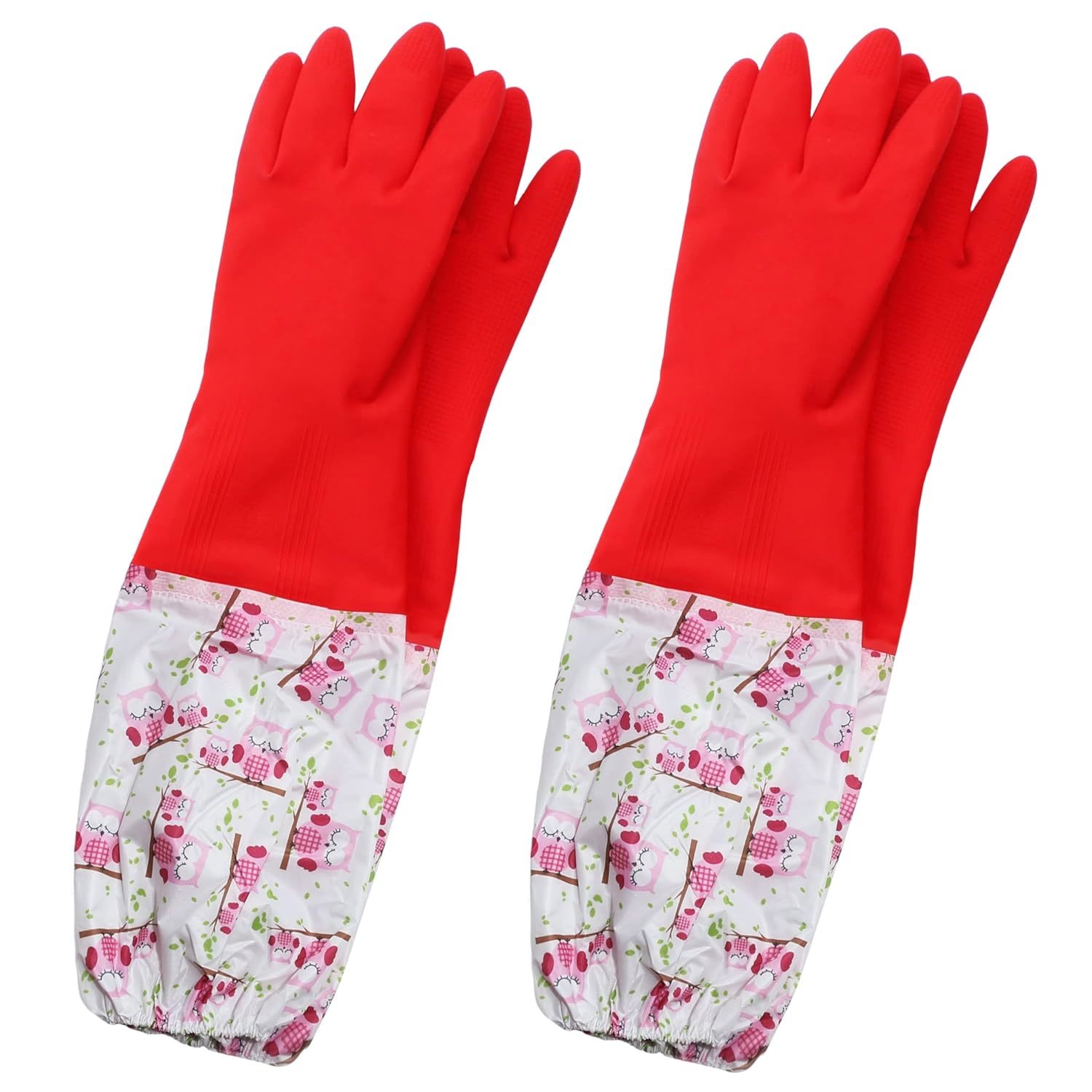 Fleece-Lined, Flock Lining, Insulated Long Cuff, Reusable Waterproof Household K