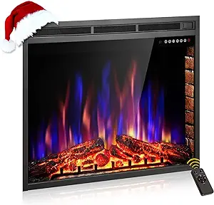 39 Inch Electric Fireplace Insert, Electric Heater With Touch Screen,Col... - $648.99