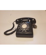 VINTAGE NORTHERN ELECTRIC NE-500 Rotary-Dial Desktop BLACK Phone GUC - $693.56 MXN
