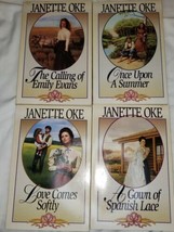 Janette Oke lot Once Upon a Summer Emily Evans Love Comes Softly Spanish Lace - £10.05 GBP