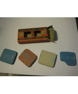 old 10cent package od Dritz Tailors' Chalk - Red, Whie Blue with original box