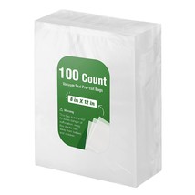 Vacuum Sealer Bags, 100 Quart 8&quot; X 12&quot; Commercial Grade Precut Bag, Food... - £25.05 GBP