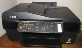 Epson Stylus NX300 All-In-One Inkjet Photo Printer Scanner FAX Parts or Repair - $31.85