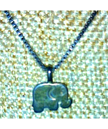 Sterling Silver Vintage Elephant Necklace - £20.17 GBP