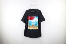 Vtg 90s Streetwear Mens Large Faded Spell Out No Bad Days Beach T-Shirt Black - $29.65