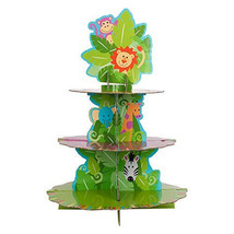 Wilton Jungle Pals Cupcake Treat Stand Kit 24 Cupcakes Sealed Parties Ev... - £7.91 GBP